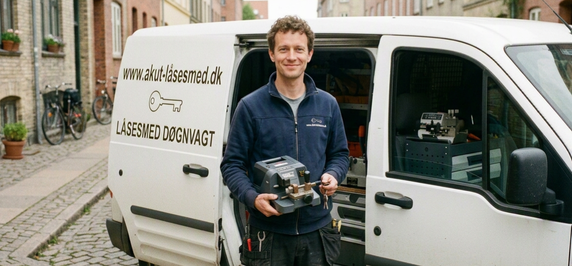 Jens, akut låsesmed klar til udrykning